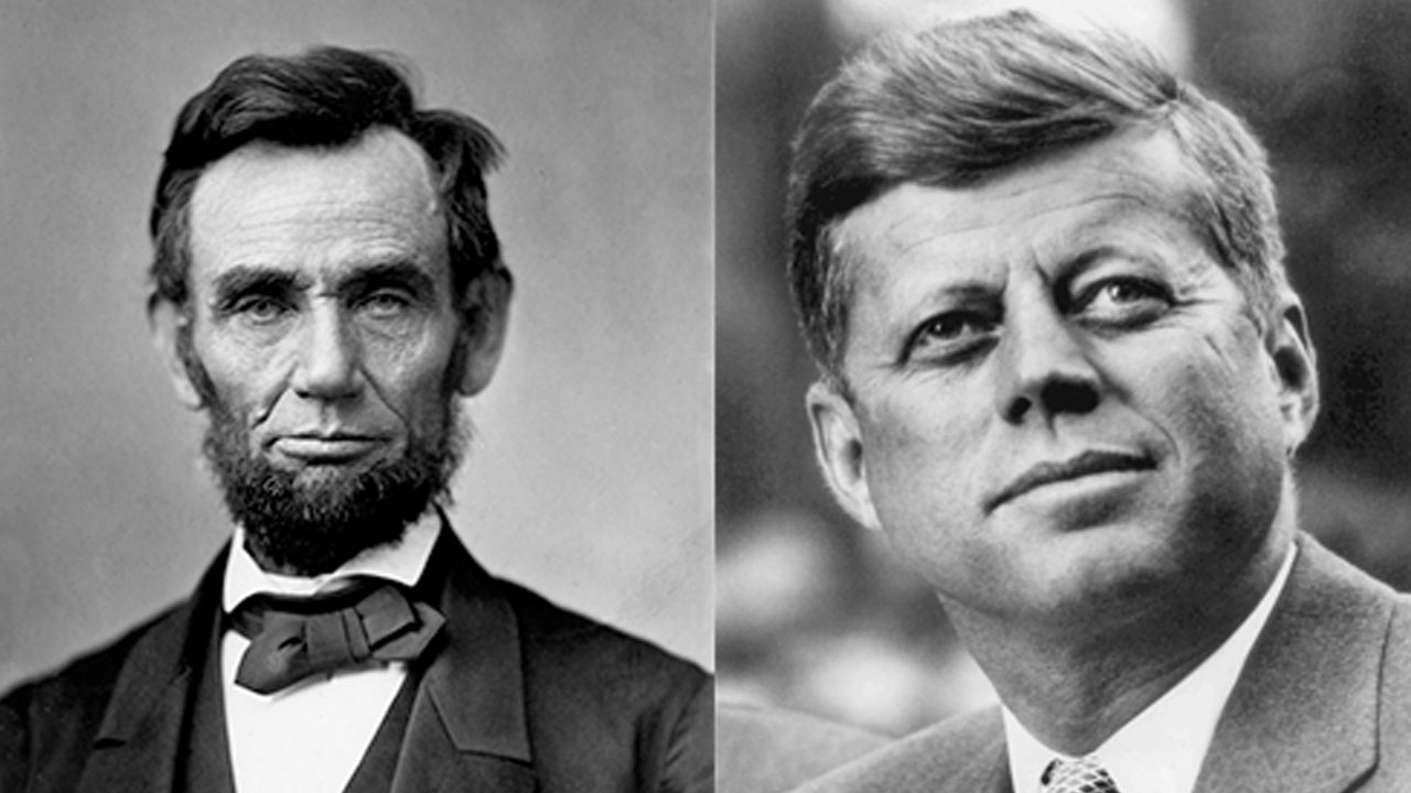 President Abraham Lincoln and President John F. Kennedy